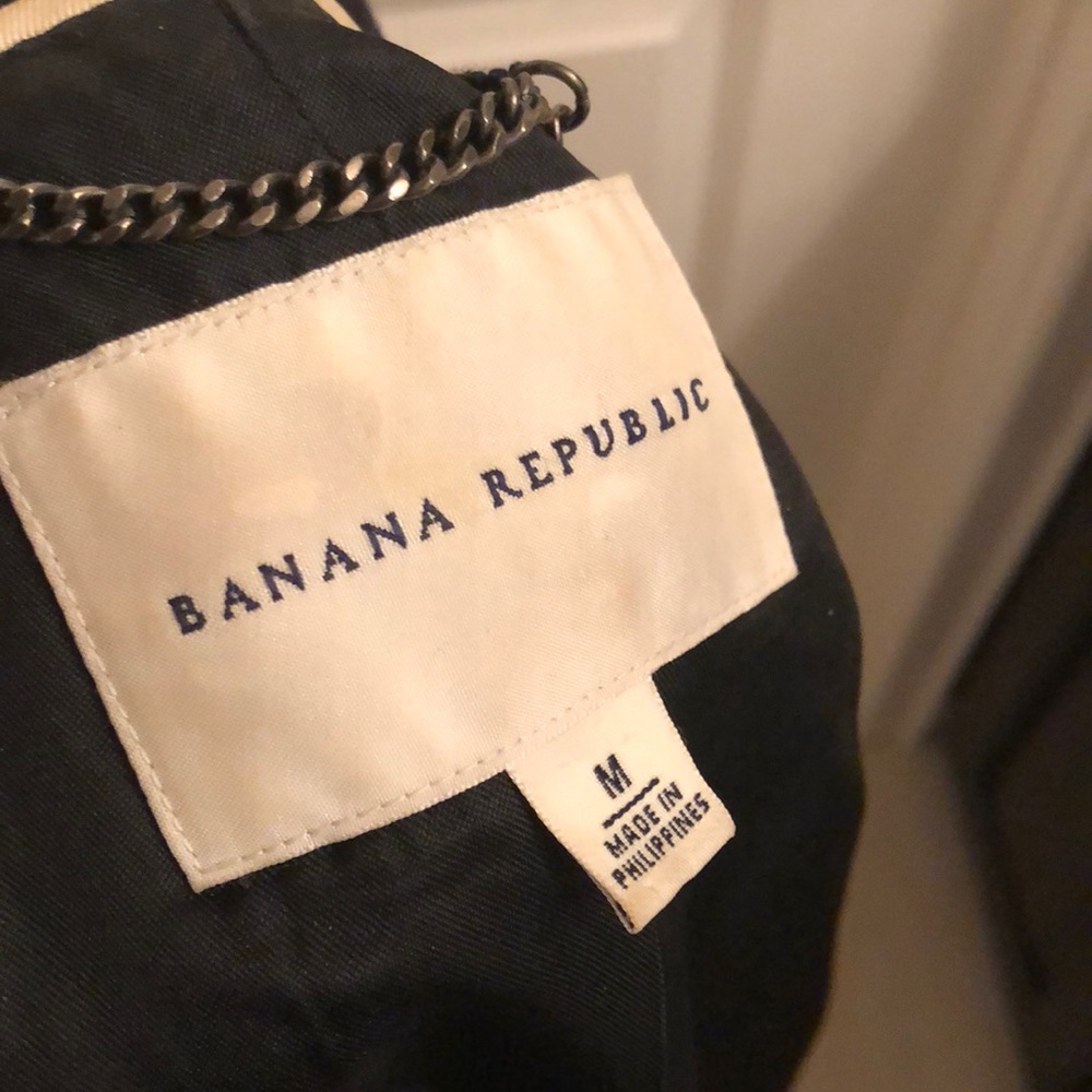 Banana Republic size M black coat